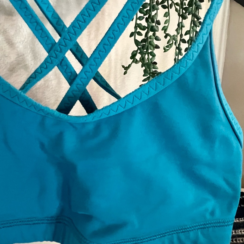 VGUC Patagonia Teal Sports Bra Size Small - Picture 4 of 16
